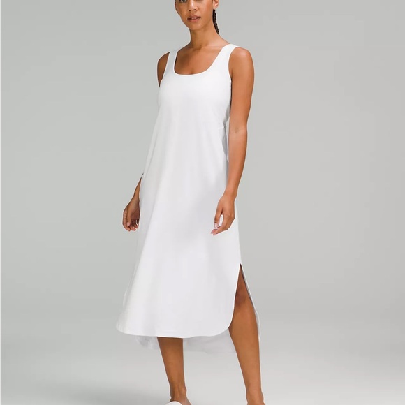 NEW Lululemon Pima Cotton Open-Back Midi Women’s Dress-size 4 - Picture 5 of 7